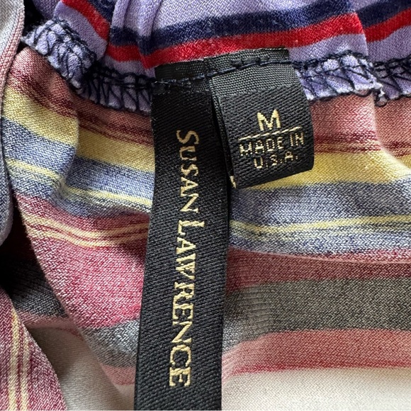 Susan Lawrence Multicolor Striped Blouse - Picture 2 of 5